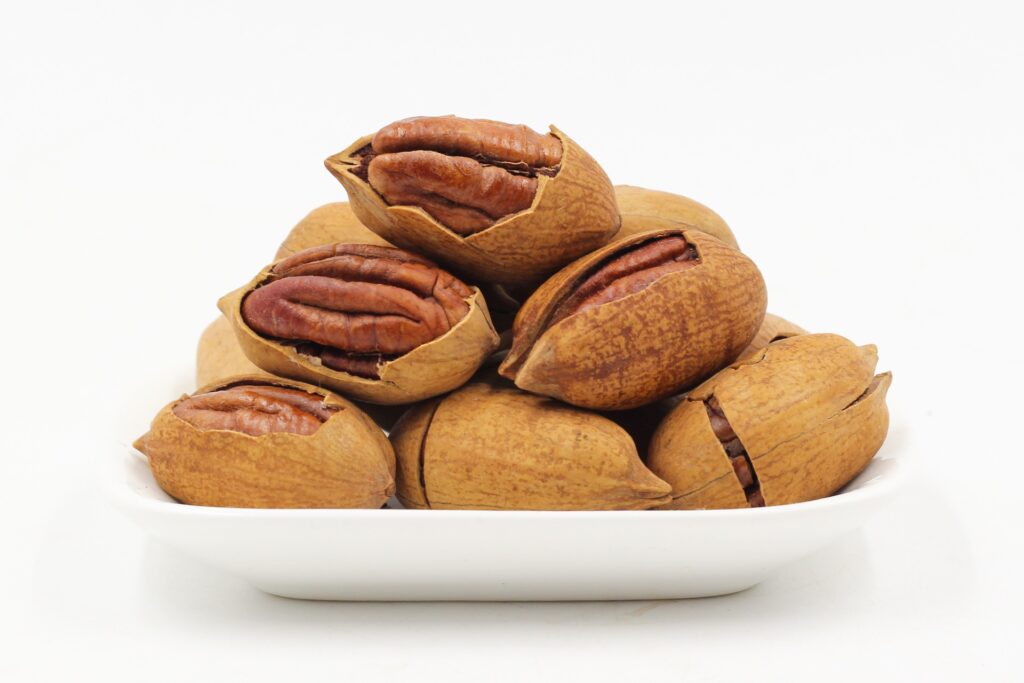 Small dish of pecans