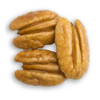 Three junior mammoth pecan halves